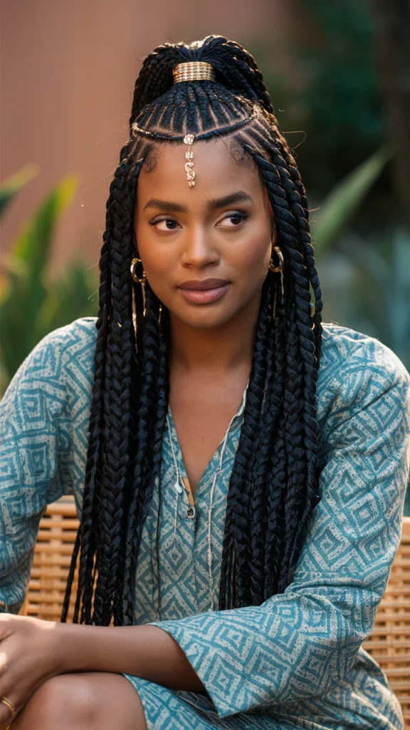 Coiled Cornrows Alicia Keys