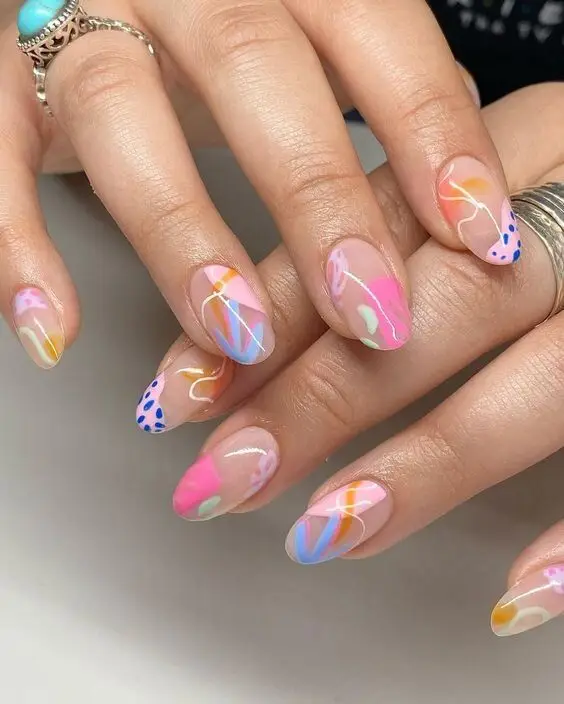 Tropical Fruit-Inspired Nails
