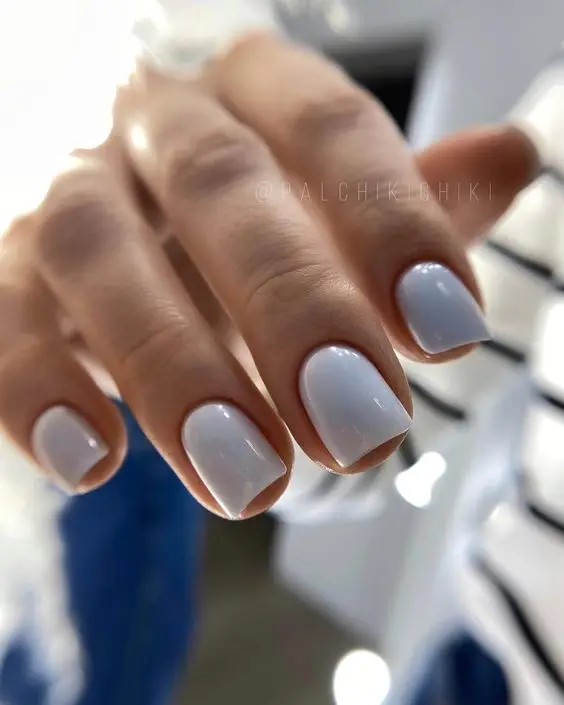 Short Nails in Matte Taupe Shades