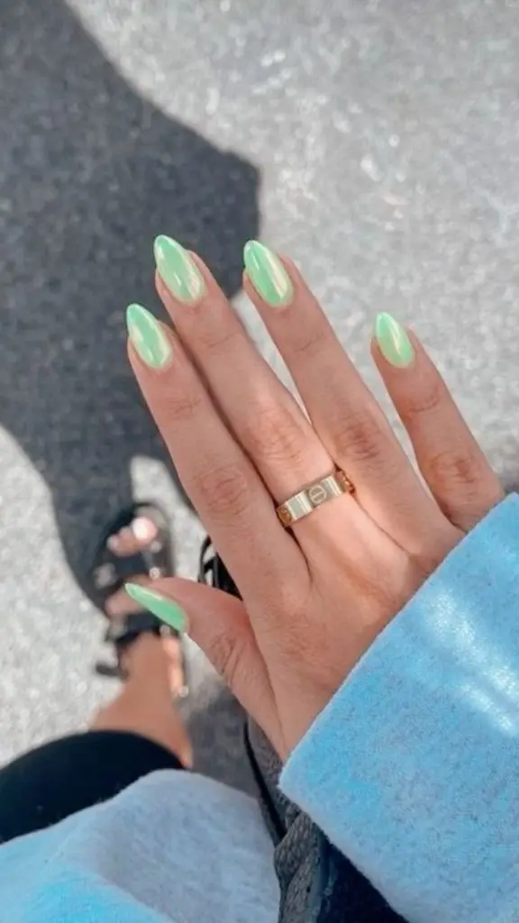 Cherry Blossom-Inspired Nail Design