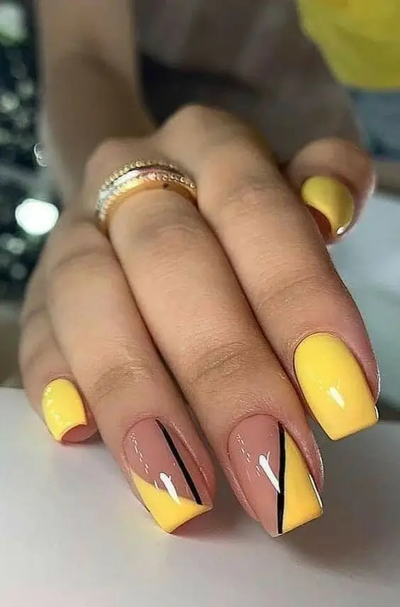 Butterfly Accent Nails