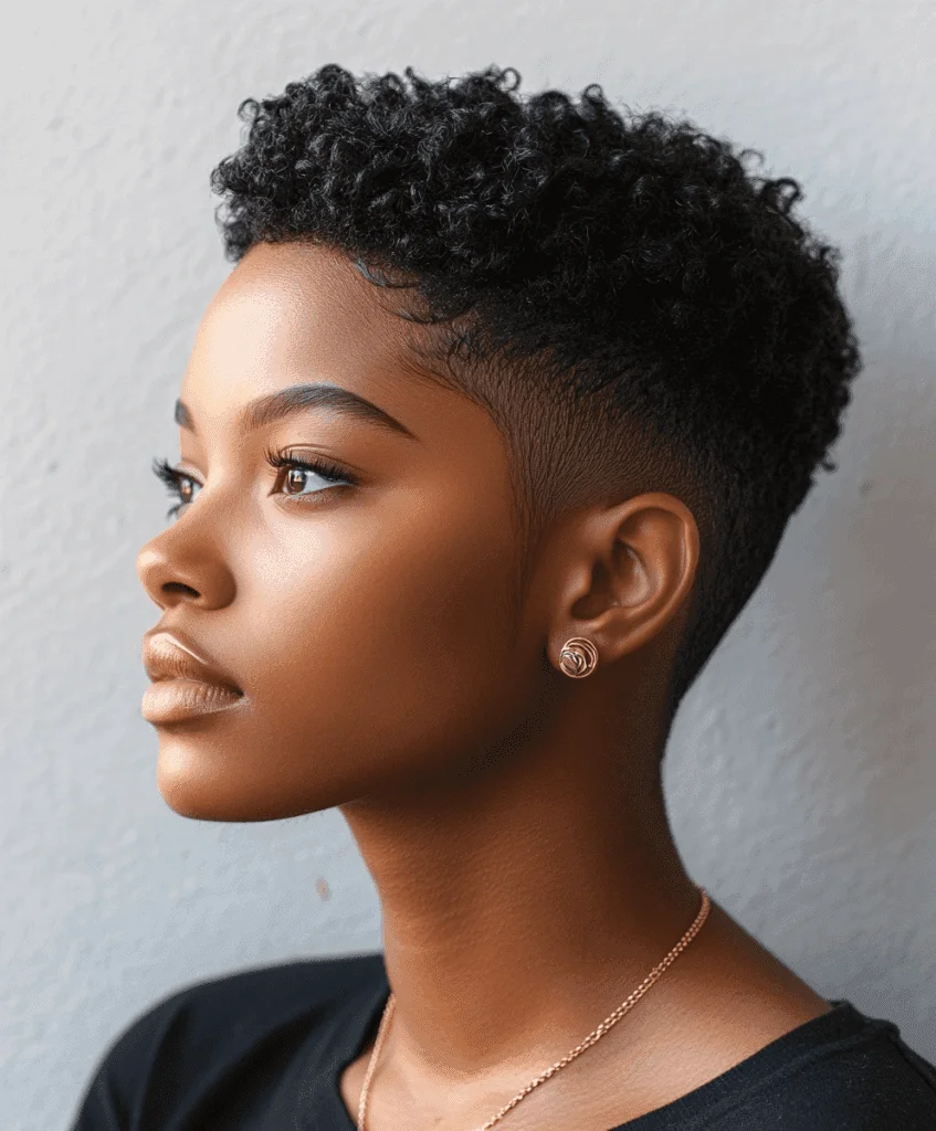 Layered Bob with Defined Curls