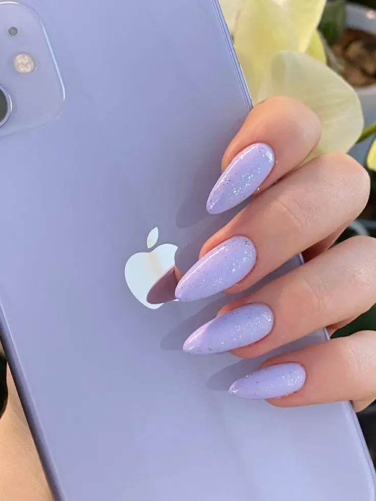 Citrus-Inspired Spring Nail Design with Vibrant Shades