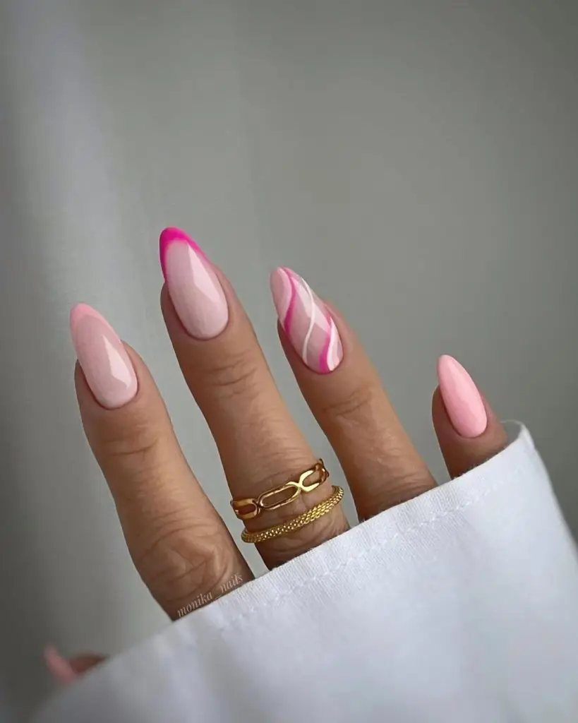 Cherry Blossom-Inspired Nails