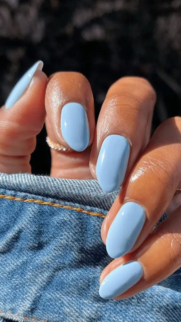 Watercolor-Inspired Spring Nail Design with Floral Details