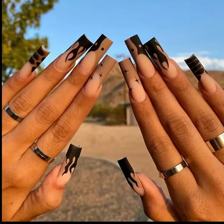 Celestial Ombre Nails