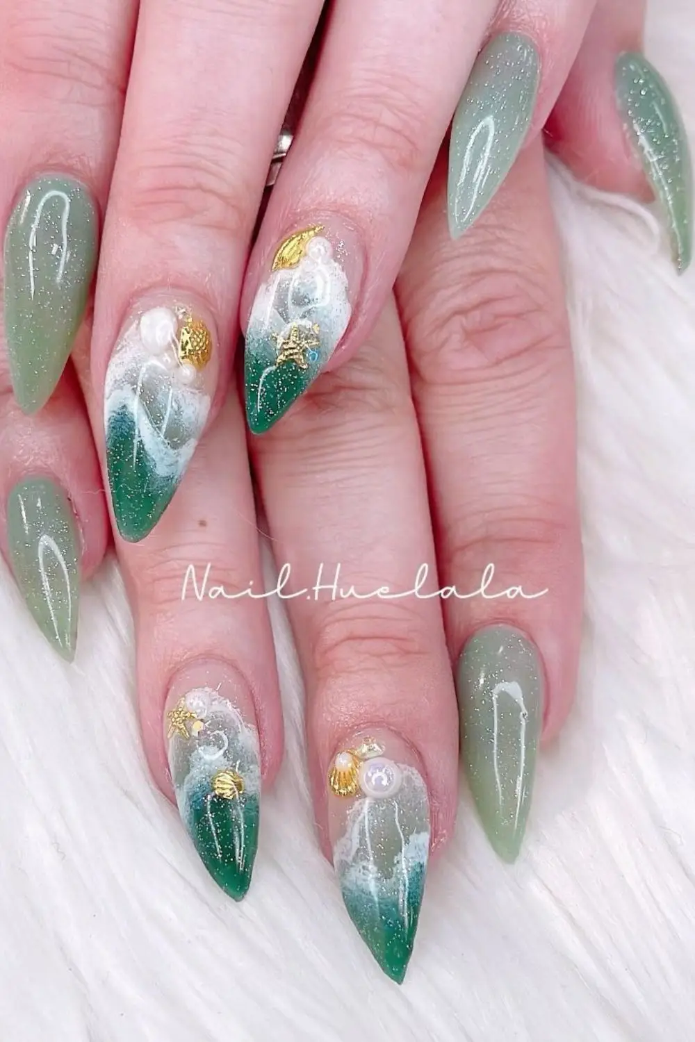 Soft Yellow Spring Nail Design with Subtle Patterns