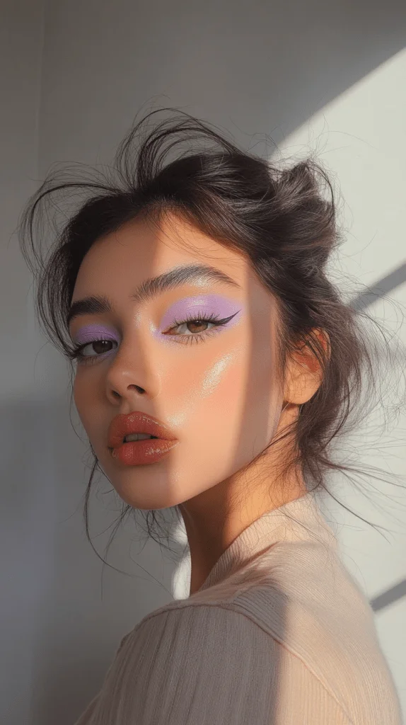 Classic Retro Winged Liner & Red Lip