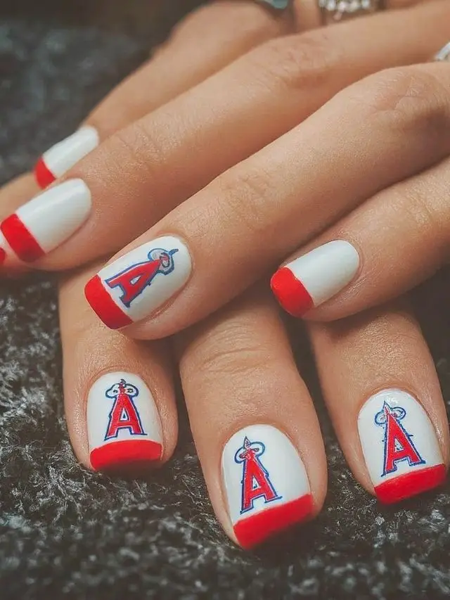 Angels-Inspired French Manicure