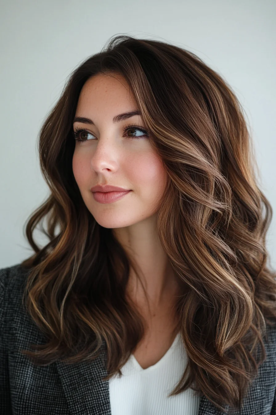 Golden Highlights Blended with Subtle Copper