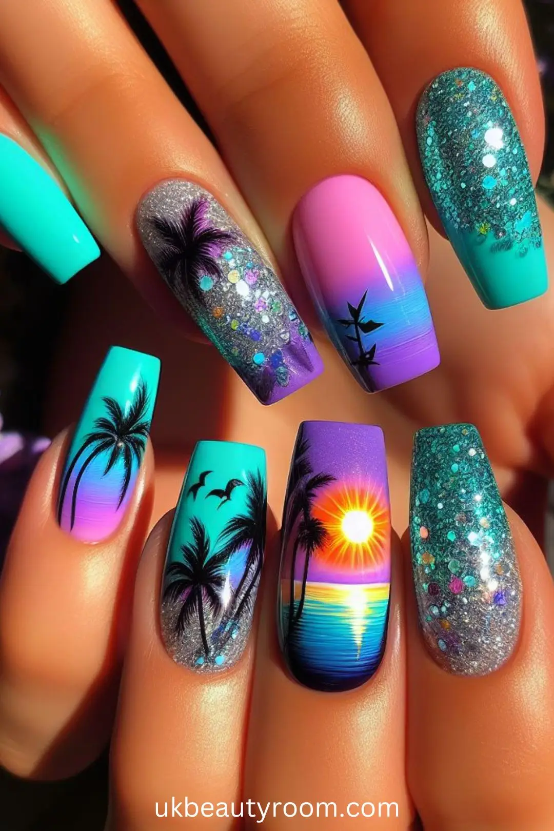 Delicate Pearl Accent Nails