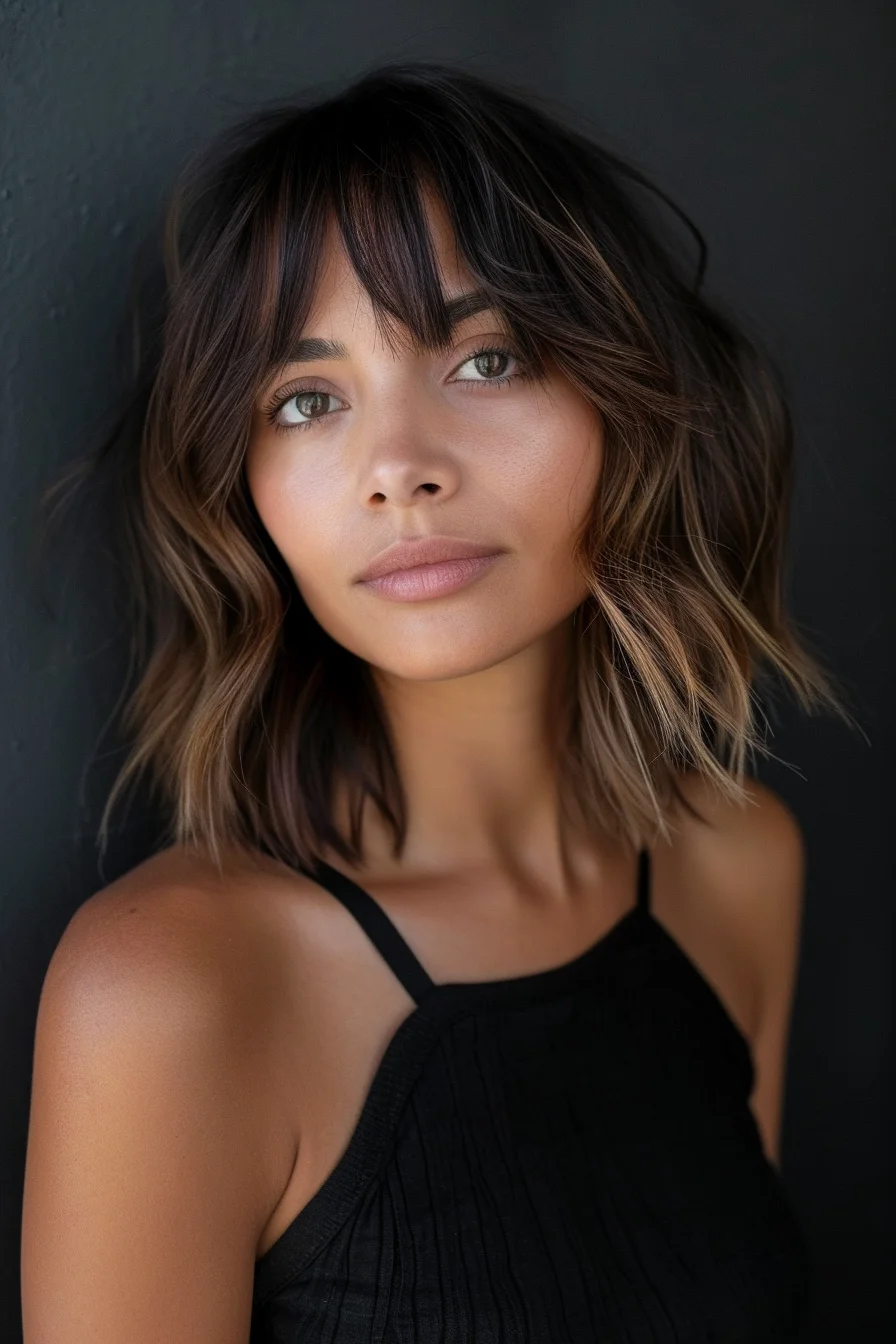 Light Brunette with Golden Babylights