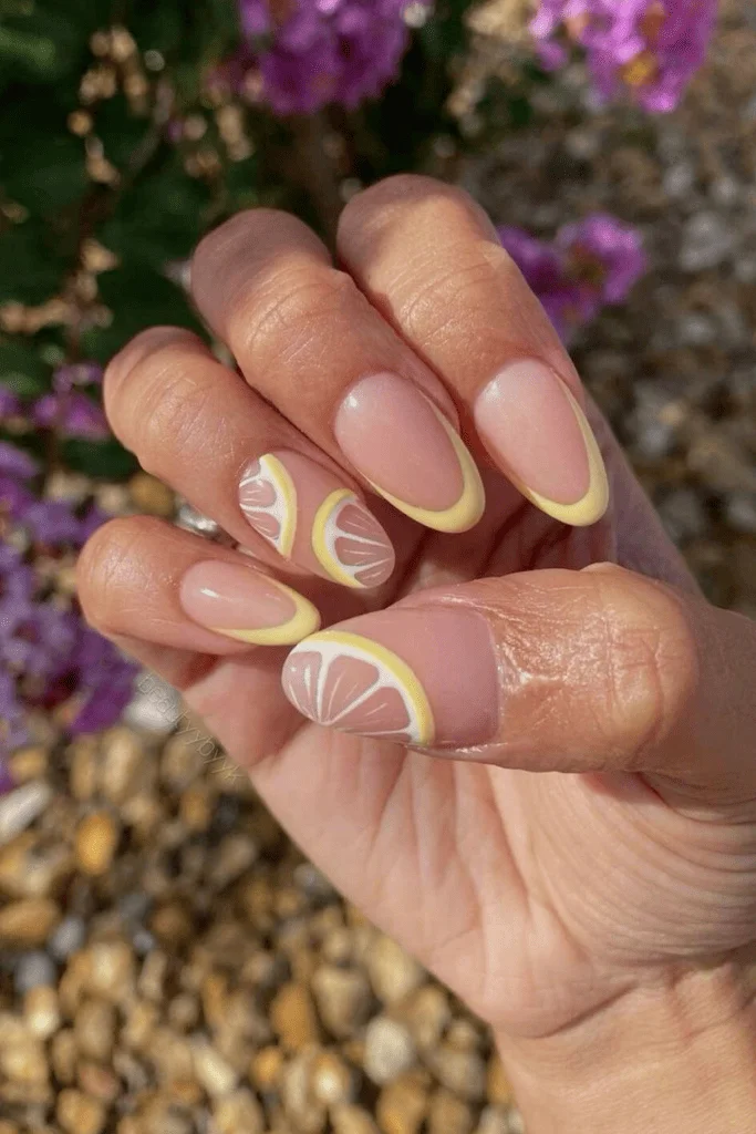Fresh Lemon Nails