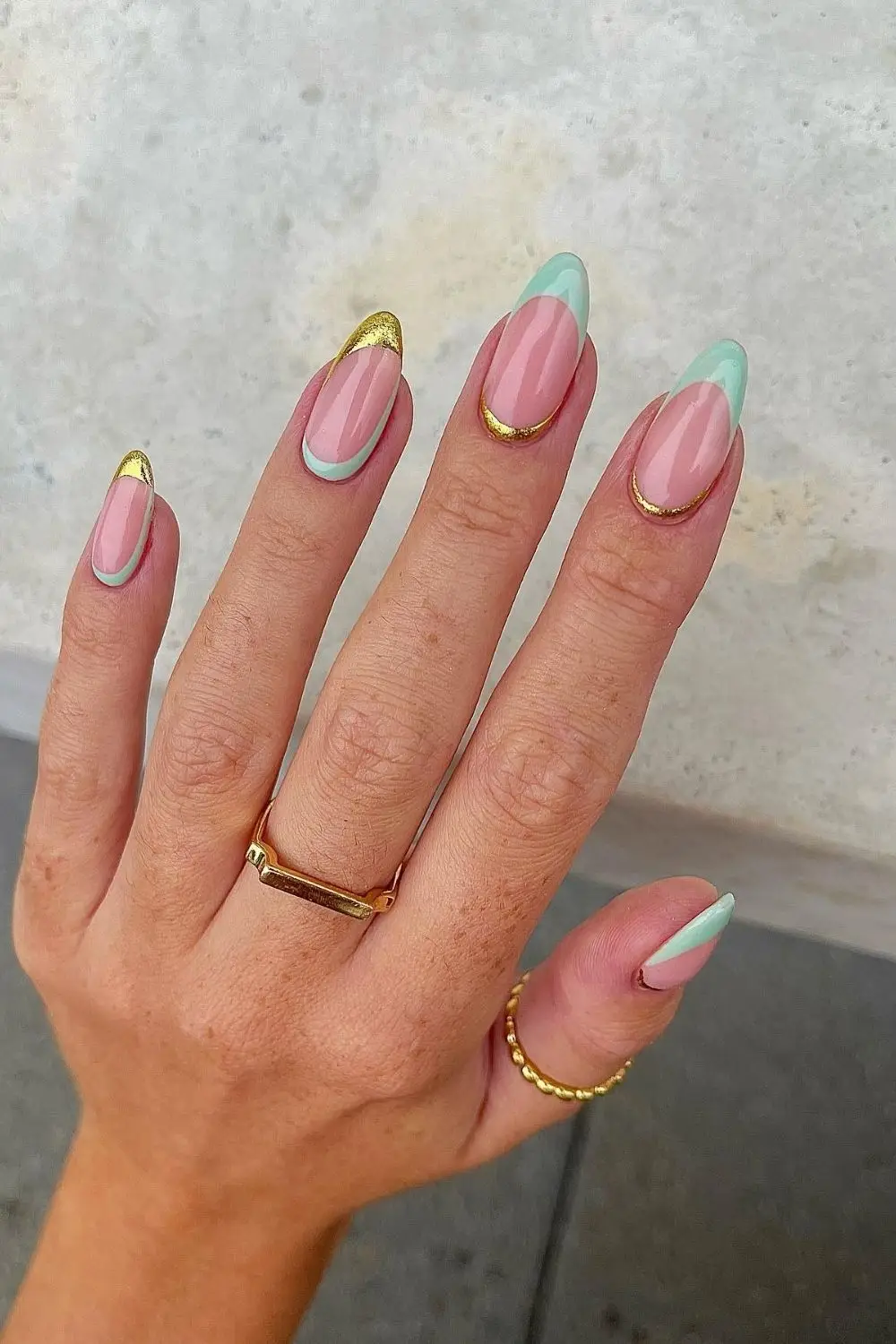Pastel French Tips