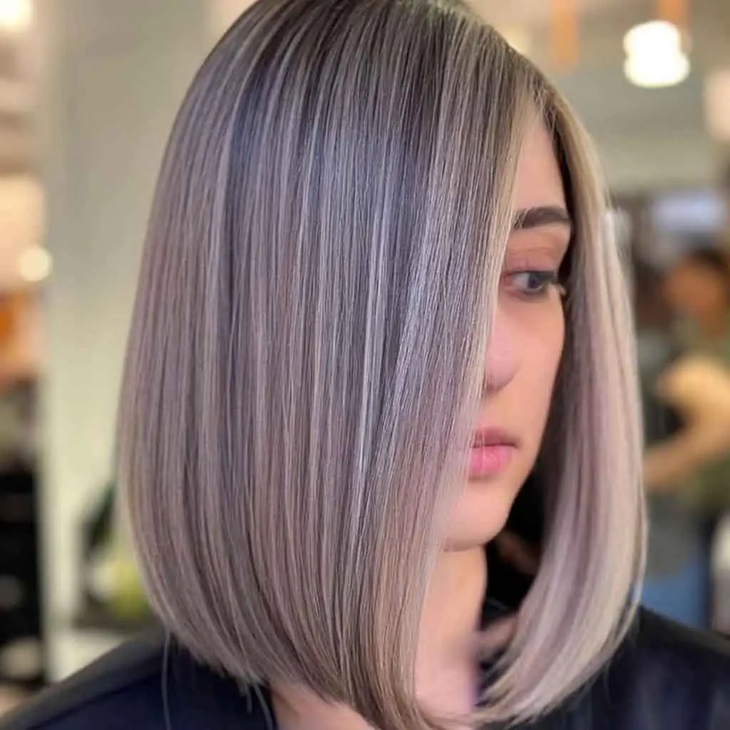 Electric Violet Hair Tips