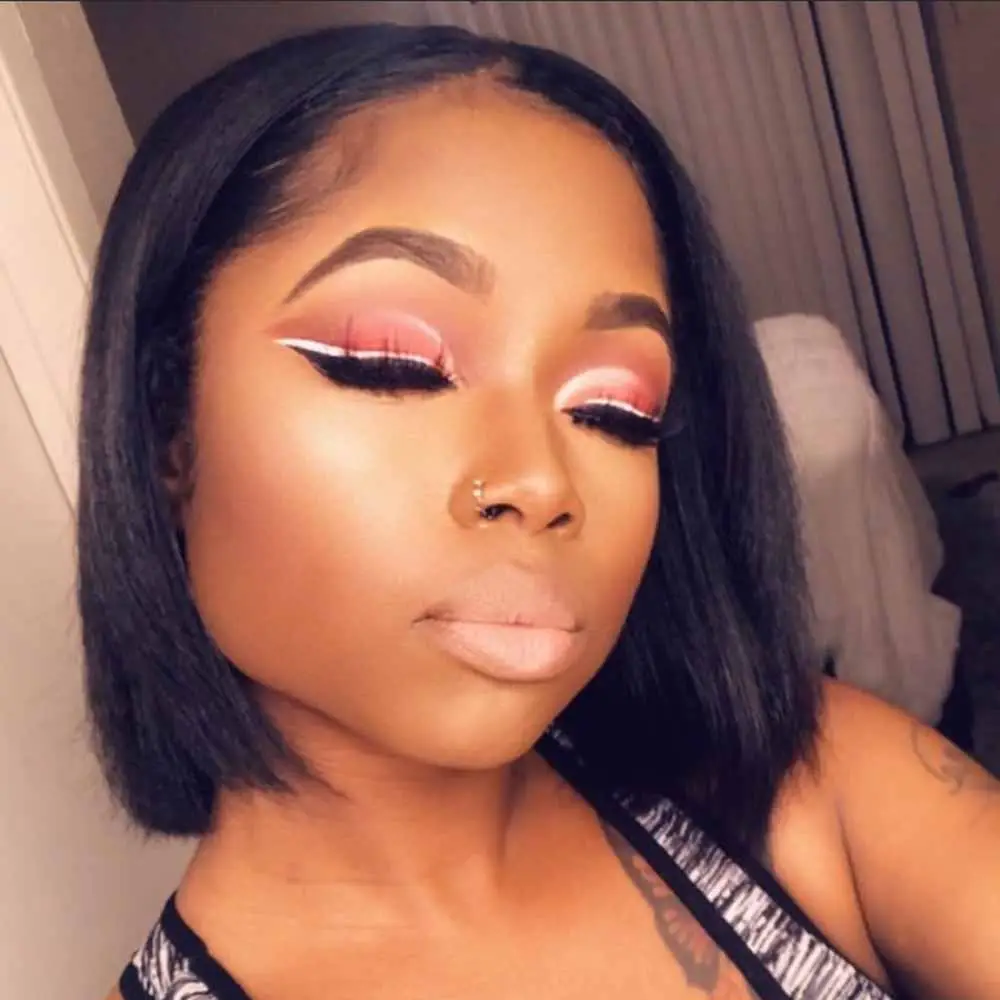 Fluffy Layered Bob for Black Women