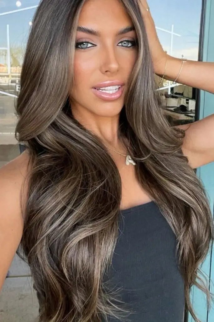 Rich Brunette with Subtle Copper Undertones