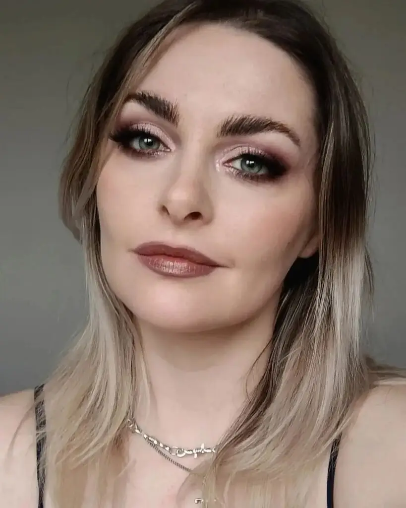 Bold Emo Glam with a Touch of Copper