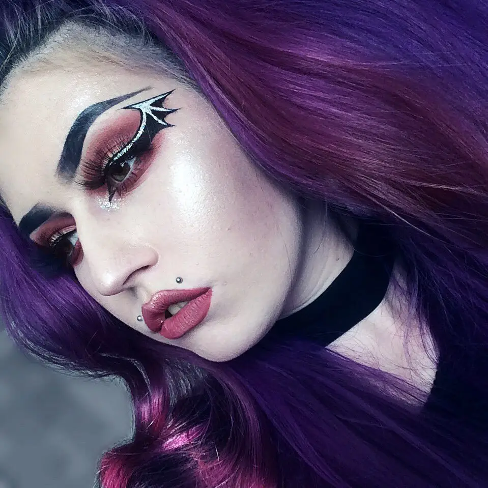 Metallic Cranberry Halo