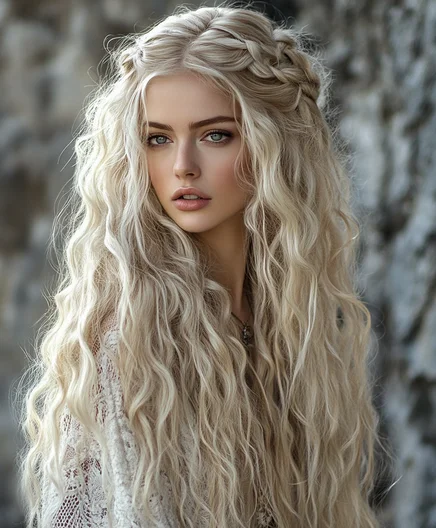 Elegant Waterfall Boho Braids
