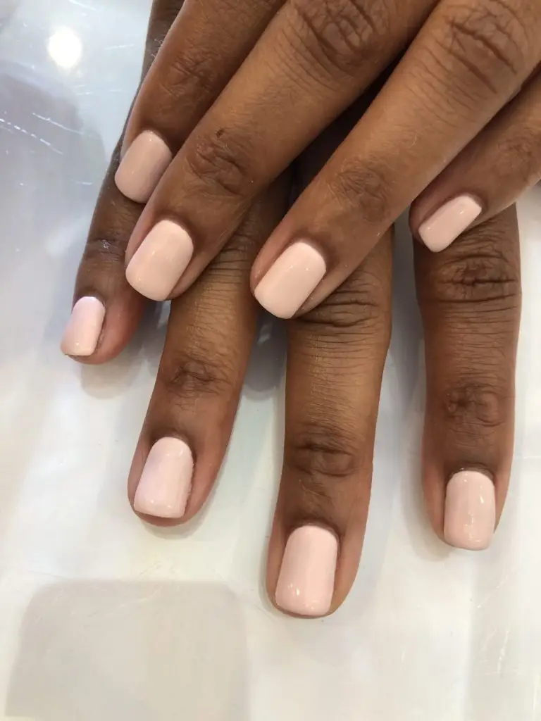 Rosy Mauve Nails with Subtle Glitter