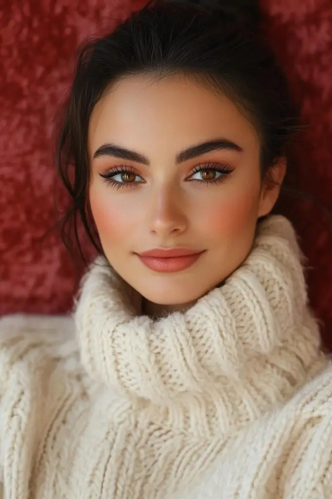 Peachy Valentine's Delight Makeup