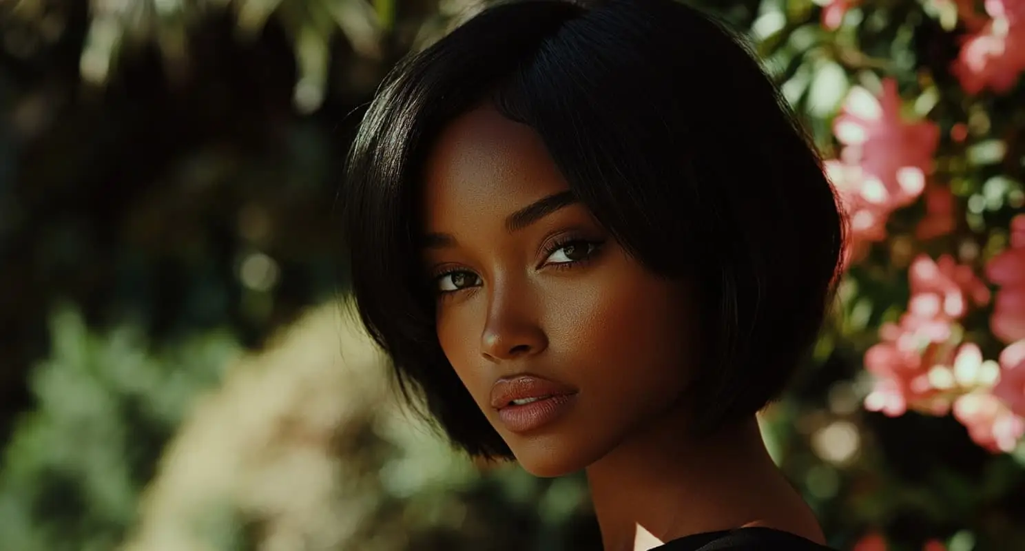 Layered Bob with Texture for Black Women