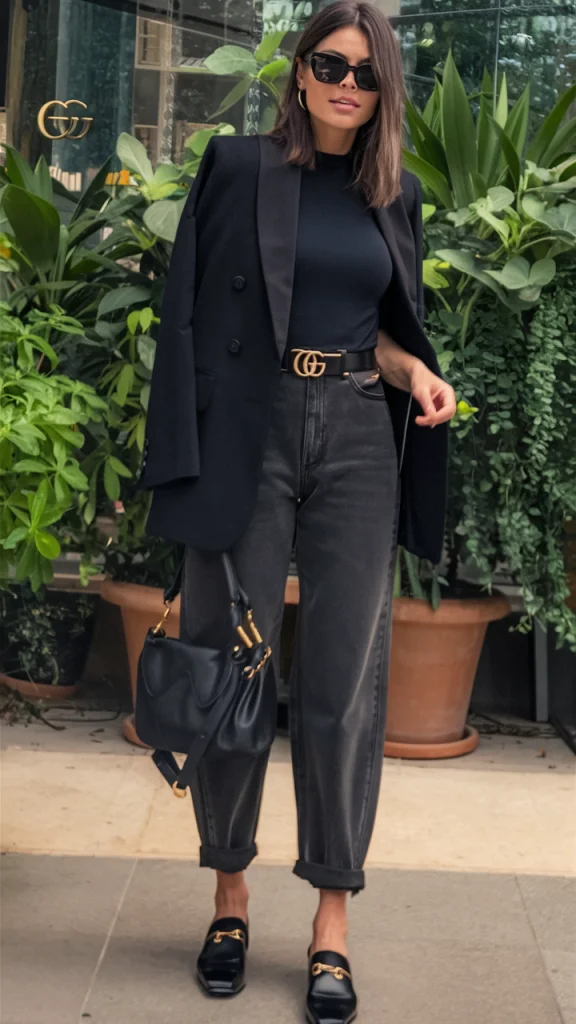 Structured Vintage Coat Look