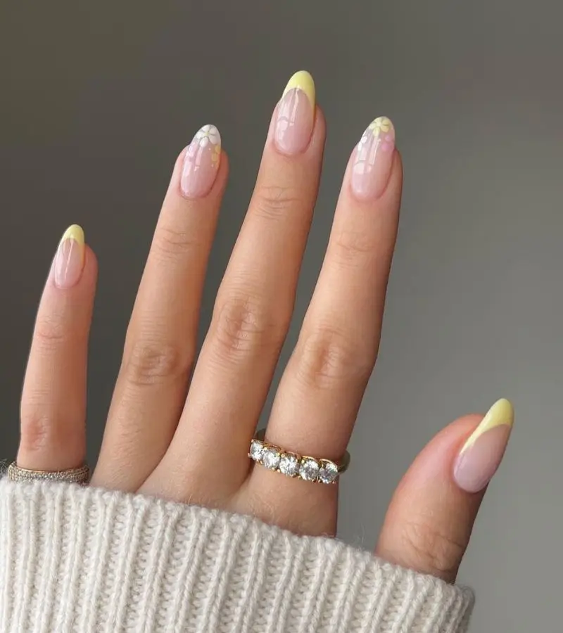 Gradient Pastel French Tips