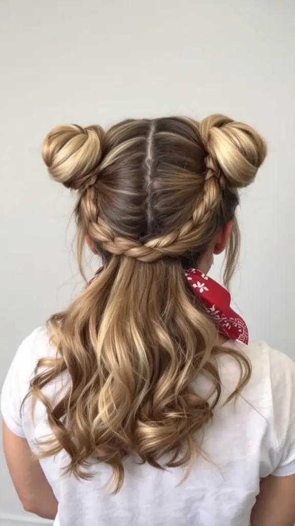 Pin-Up Victory Rolls with Loose Curls