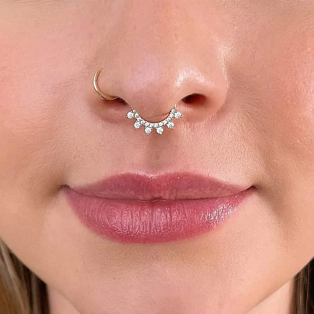 Elegant Dual-Tone Septum Ring