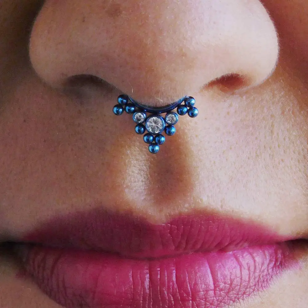 Versatile Septum Ring Set with a Mix of Designs