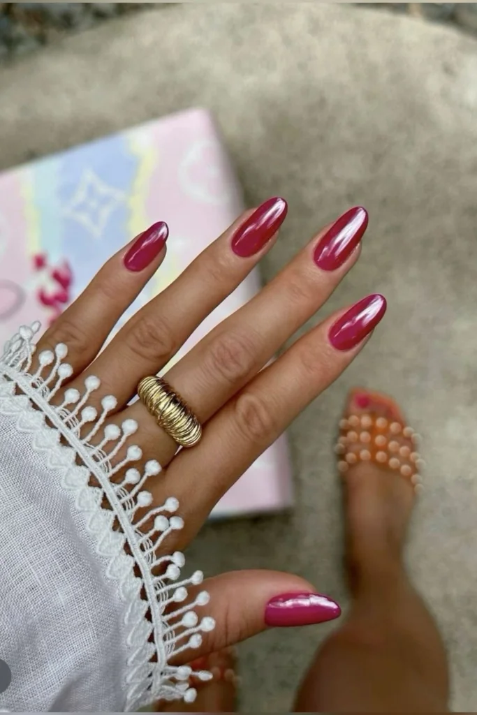 Spring 2025 Color Block Nail Design